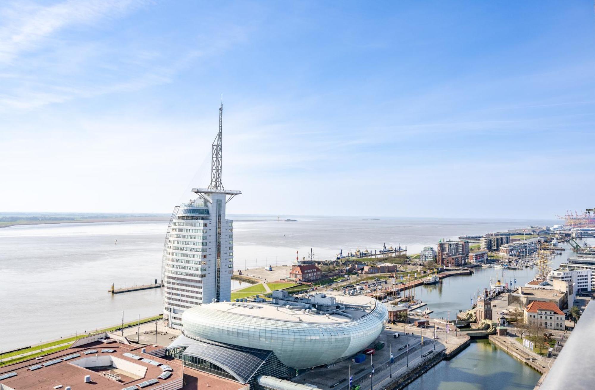 Exklusives Apartment Sunrise Mit Whirlpool, Pool Und Sauna Bremerhaven Eksteriør bilde